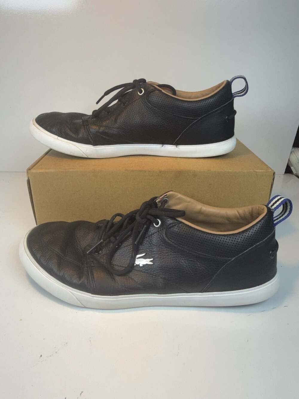 Lacoste Bayliss Leather Sneakers Black